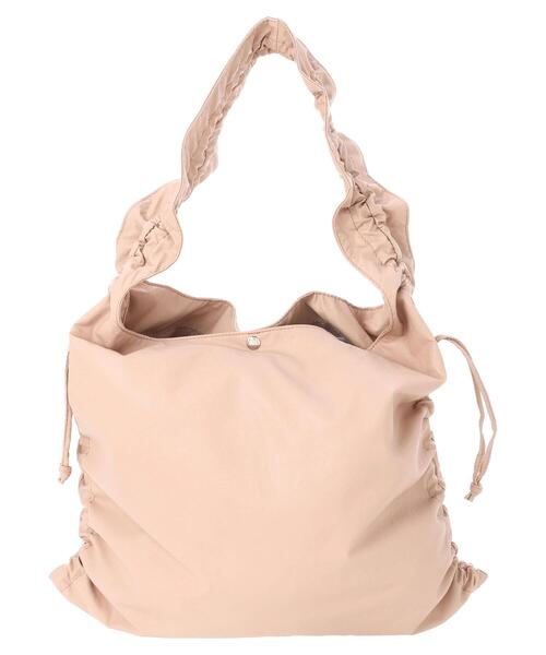 earth music&ecology（アースミュージックアンドエコロジー）の「ギャザーハンドルトートバッグ（トートバッグ・レディース・ブラック/ピンクベージュ/その他8・FREE）」の15枚目の写真