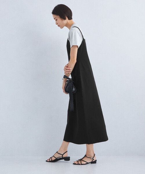 【ゆか様】green label relaxing ドレス ワンピース 黒 green label relaxing（グリーンレーベルリラクシング）の「TINY
