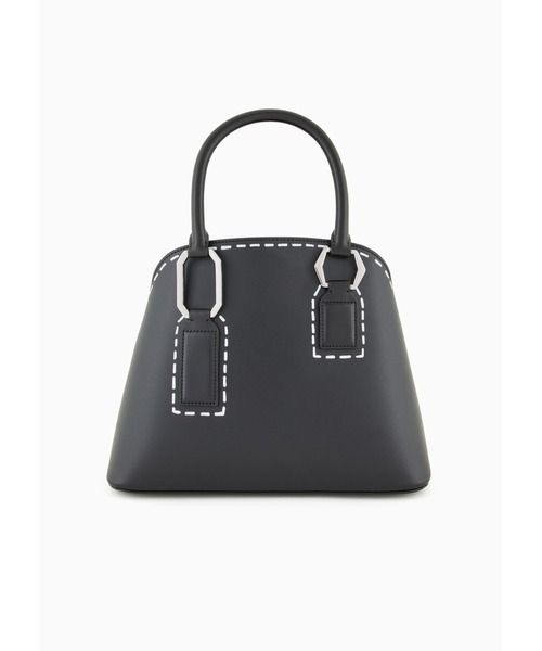 EMPORIO ARMANI（エンポリオアルマーニ）の「【エンポリオ アルマーニ】台形ハンドバッグ オプアートプリント（ハンドバッグ・レディース・ホワイト/ブラック・FREE）」の10枚目の写真