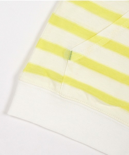 kladskap（クレードスコープ）の「ボーダー長袖ジップアップパーカ（パーカー・キッズ・ネイビー/イエロー・100cm/90cm/130cm/120cm/110cm/80ｃｍ）」の11枚目の写真