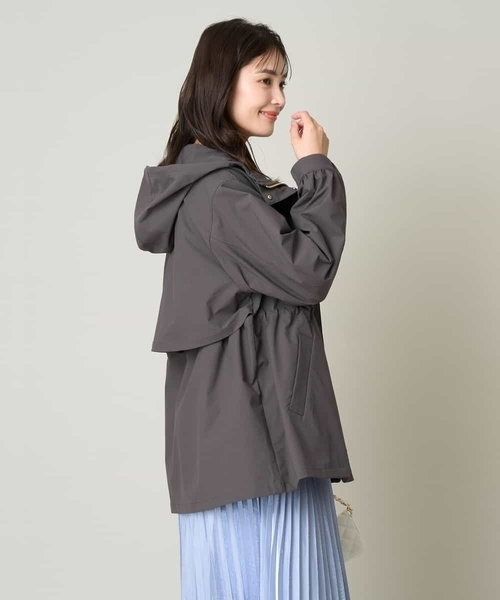 a.v.v（アーヴェヴェ）の「【微撥水】フーデッドユーティリティジャケット（マウンテンパーカー・レディース・チャコールグレー/アイボリー/ベージュ・36/34/38/40/42）」の17枚目の写真