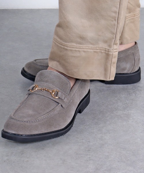 Dedes（デデス）の「Dedes/本革スエードビットローファー(6358)（ローファー・メンズ・ブラック/ブラウン/ダークブラウン/ネイビー/グレー/ベージュ・40/41/42/43/44）」の3枚目の写真