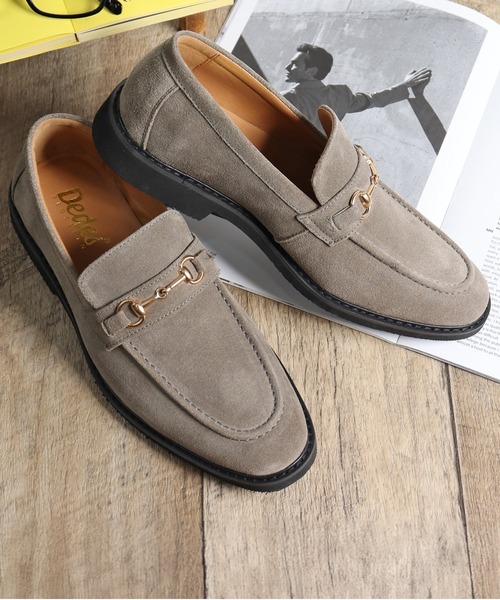 Dedes（デデス）の「Dedes/本革スエードビットローファー(6358)（ローファー・メンズ・ブラック/ブラウン/ダークブラウン/ネイビー/グレー/ベージュ・40/41/42/43/44）」の20枚目の写真