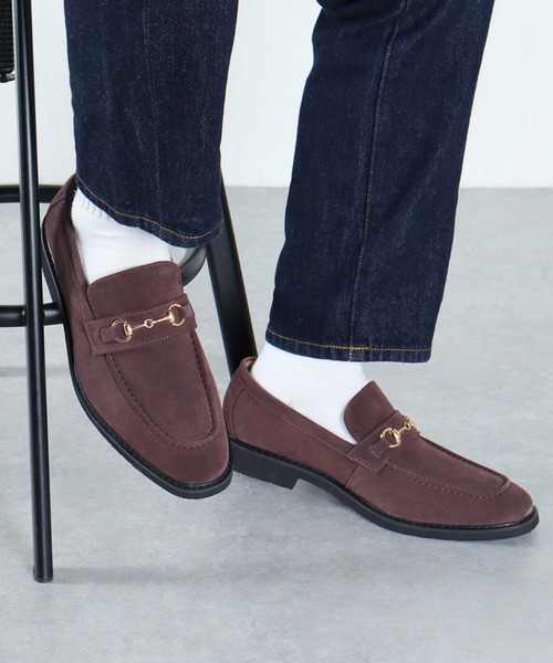 Dedes（デデス）の「Dedes/本革スエードビットローファー(6358)（ローファー・メンズ・ブラック/ブラウン/ダークブラウン/ネイビー/グレー/ベージュ・40/41/42/43/44）」の16枚目の写真