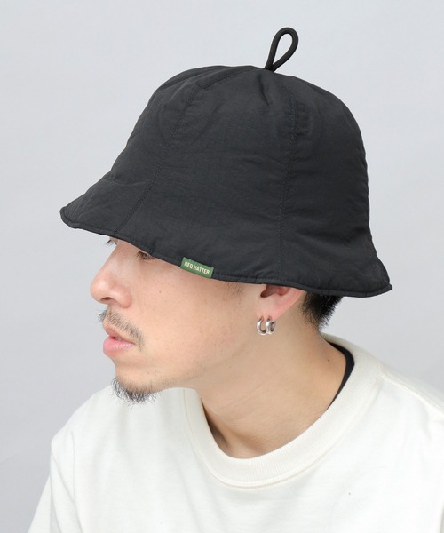 ReqHatter(レックハッター)の「シンサレート(Thinsulate)中綿入り ナイロン チューリップ型 サウナハット(ハット・メンズ・カーキ/オレンジ/グレー/ブルー/ブラック・FREE)」の11枚目の写真