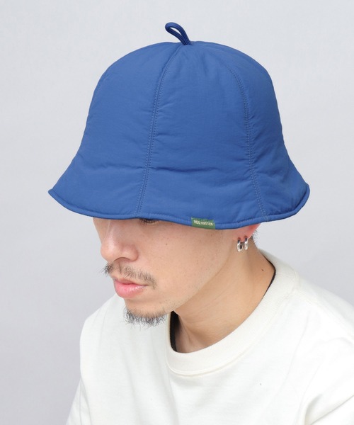 ReqHatter(レックハッター)の「シンサレート(Thinsulate)中綿入り ナイロン チューリップ型 サウナハット(ハット・メンズ・カーキ/オレンジ/グレー/ブルー/ブラック・FREE)」の14枚目の写真