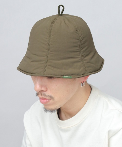 ReqHatter(レックハッター)の「シンサレート(Thinsulate)中綿入り ナイロン チューリップ型 サウナハット(ハット・メンズ・カーキ/オレンジ/グレー/ブルー/ブラック・FREE)」の13枚目の写真