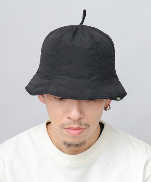 ReqHatter(レックハッター)の「シンサレート(Thinsulate)中綿入り ナイロン チューリップ型 サウナハット(ハット・メンズ・カーキ/オレンジ/グレー/ブルー/ブラック・FREE)」の16枚目の写真