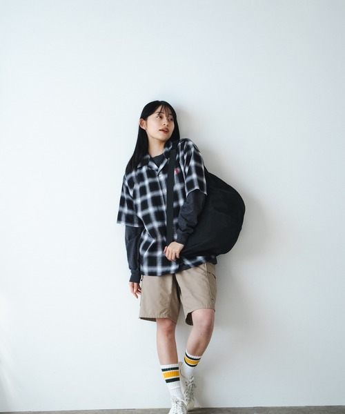 U.S. POLO ASSN.(ユーエスポロアッスン)の「U.S. POLO ASSN./ユーエスポロアッスン オープンカラーショートスリーブシャツ(シャツ/ブラウス・メンズ・ネイビー/インディゴブルー/ブラック×ホワイト/ブラック×ブルー・LL/S/M/L)」の14枚目の写真