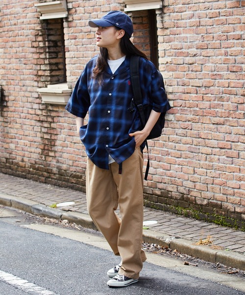 U.S. POLO ASSN.(ユーエスポロアッスン)の「U.S. POLO ASSN./ユーエスポロアッスン オープンカラーショートスリーブシャツ(シャツ/ブラウス・メンズ・ネイビー/インディゴブルー/ブラック×ホワイト/ブラック×ブルー・LL/S/M/L)」の19枚目の写真