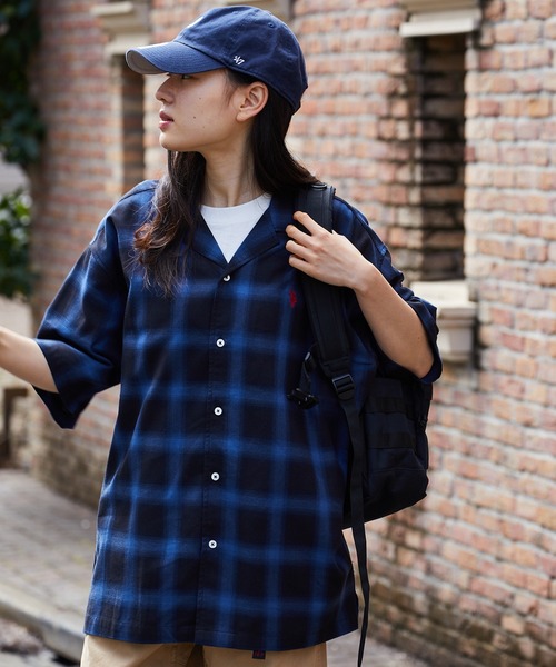 U.S. POLO ASSN.(ユーエスポロアッスン)の「U.S. POLO ASSN./ユーエスポロアッスン オープンカラーショートスリーブシャツ(シャツ/ブラウス・メンズ・ネイビー/インディゴブルー/ブラック×ホワイト/ブラック×ブルー・LL/S/M/L)」の16枚目の写真