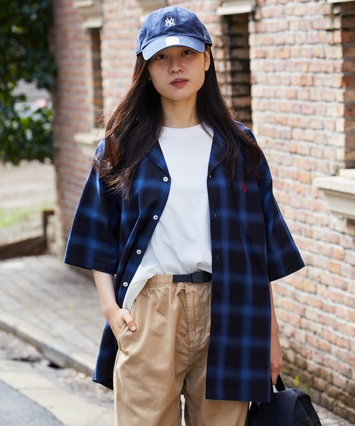 U.S. POLO ASSN.(ユーエスポロアッスン)の「U.S. POLO ASSN./ユーエスポロアッスン オープンカラーショートスリーブシャツ(シャツ/ブラウス・メンズ・ネイビー/インディゴブルー/ブラック×ホワイト/ブラック×ブルー・LL/S/M/L)」の17枚目の写真