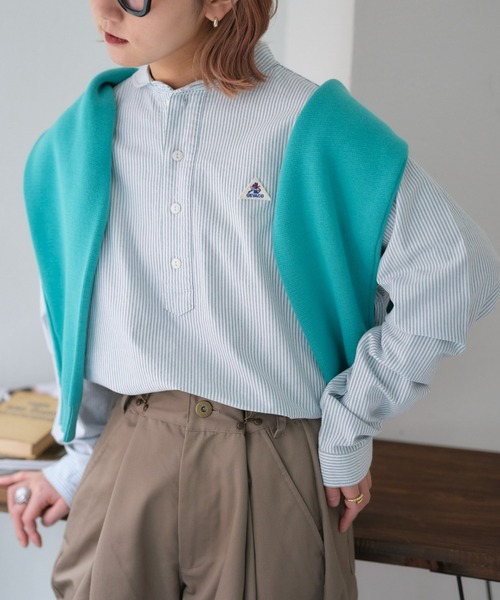 完売品　タグ付【GEVACOゲバコ】オックスオーバーショールカラーシャツ　グレー GEVACO（ゲバコ）の「UNISEXGEVACO ⁄ ゲバコオックスショール