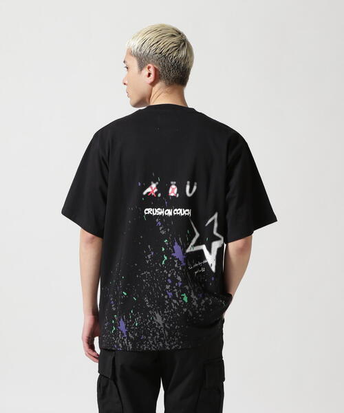 WEB&DEPOT限定】UMLAUT/ウムラウト/タギング ペイントTEE（T