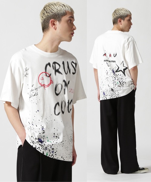 UMLAUT／ウムラウト／タギング ペイントTEE WEB&DEPOT限定】UMLAUT/ウムラウト/タギング ペイントTEE（T