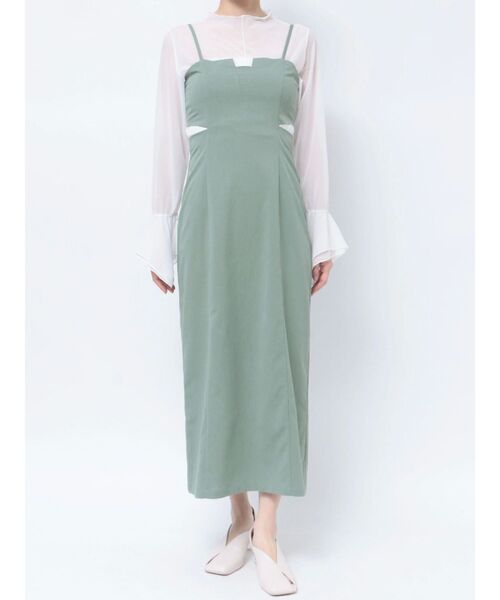 LAGUNAMOON(ラグナムーン)の「【WEB限定】ショートトップス×ワンピースSET(ワンピース・レディース・ブラック/ミント/ホワイト・SMALL/MEDIUM)」の18枚目の写真