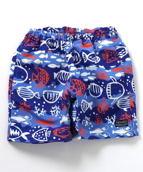 BREEZE（ブリーズ）の「【撥水加工】水陸両用総柄アクティブパンツ（その他パンツ・キッズ・アイボリー/カモフラージュ/チェック/レッド/ライム/ブルー/ネイビー/ベージュ・80/90/100/110/120/130/140）」の5枚目の写真