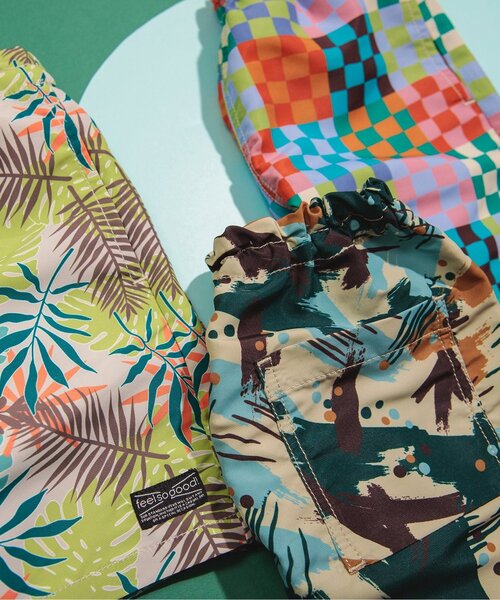 BREEZE（ブリーズ）の「【撥水加工】水陸両用総柄アクティブパンツ（その他パンツ・キッズ・アイボリー/カモフラージュ/チェック/レッド/ライム/ブルー/ネイビー/ベージュ・80/90/100/110/120/130/140）」の11枚目の写真