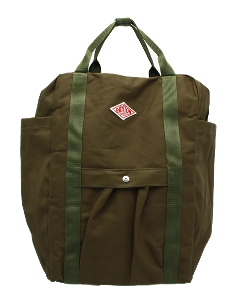 DANTON（ダントン）の「【DANTON×CIOPANIC TYPY】ダントン別注ユーティリティバッグ（バックパック/リュック・レディース・ブラック/ネイビー/キャメル/オリーブ/サンドベージュ/チャコールグレー/グレー・FREE）」の5枚目の写真