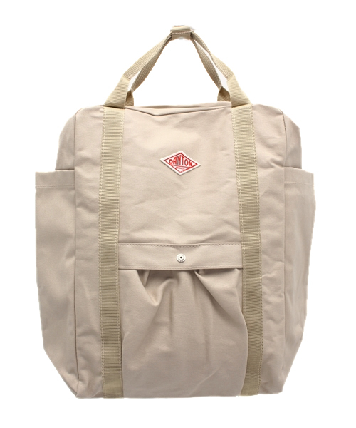DANTON（ダントン）の「【DANTON×CIOPANIC TYPY】ダントン別注ユーティリティバッグ（バックパック/リュック・レディース・ブラック/ネイビー/キャメル/オリーブ/サンドベージュ/チャコールグレー/グレー・FREE）」の4枚目の写真