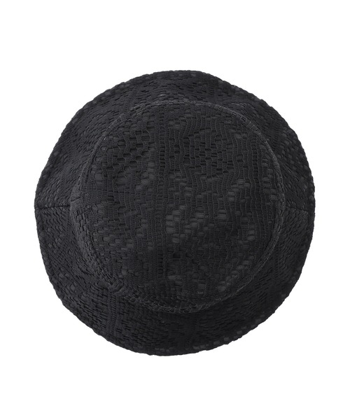 ROPE' PICNIC（ロペピクニック）の「ワイヤー入りレースハット（ハット・レディース・ブラック/キナリ・FREE）」の9枚目の写真