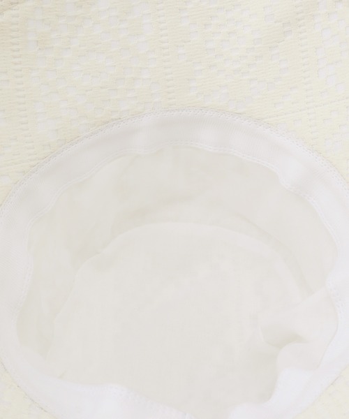 ROPE' PICNIC（ロペピクニック）の「ワイヤー入りレースハット（ハット・レディース・ブラック/キナリ・FREE）」の13枚目の写真