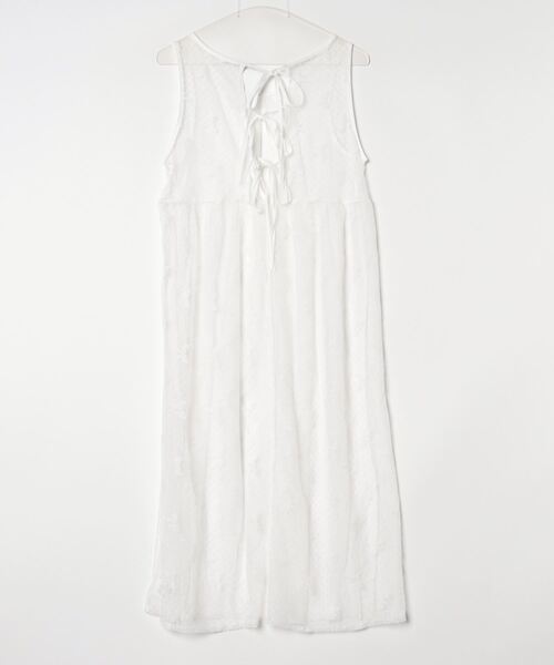 LYEON（リヨン）の「リボンチュールワンピース（ワンピース・レディース・オフホワイト・FREE）」の14枚目の写真