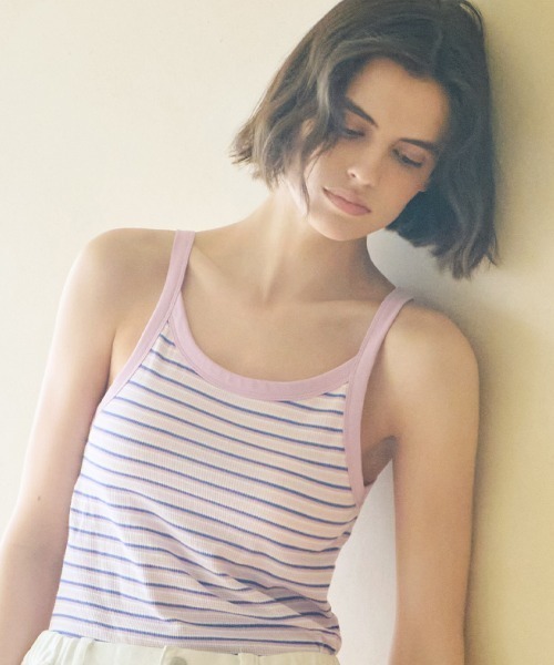 ジェラート3ボーダー上下セット＆キャミソールセット♡ こまかく 