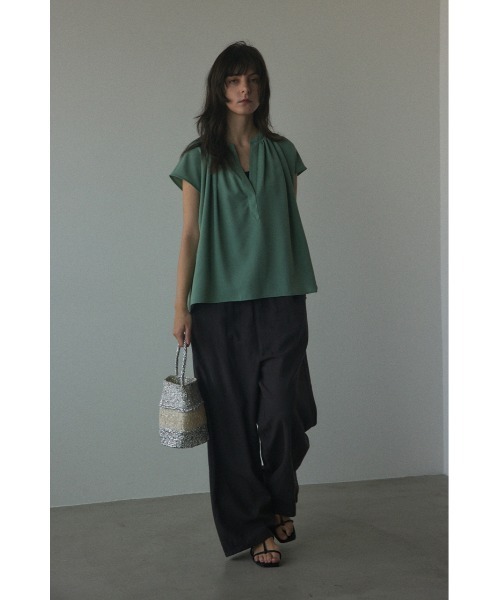 BLACK BY MOUSSY(ブラックバイマウジー)の「2tone plastic sisal bag(2トーンプラスチックサイザルバック)(かごバッグ・レディース・シルバー/ゴールド・FREE)」の14枚目の写真