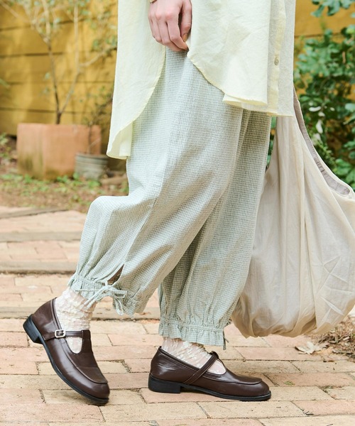 Crisp（クリスプ）の「チェックドロワーズパンツ（その他パンツ・レディース・グリーン/ベージュ・FREE）」の15枚目の写真