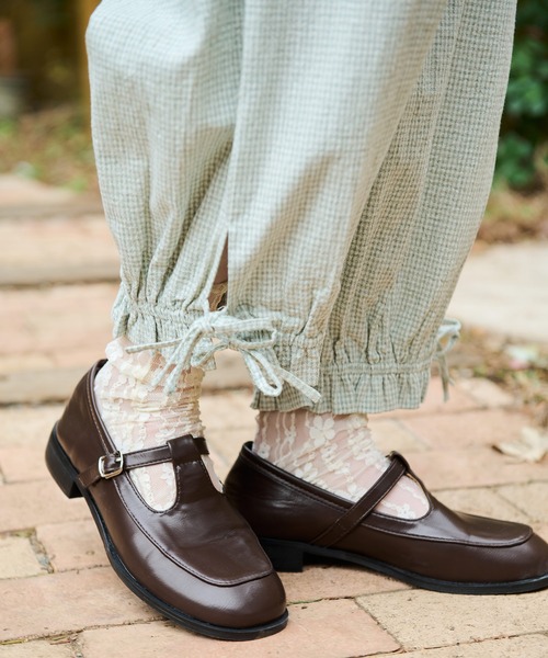 Crisp（クリスプ）の「チェックドロワーズパンツ（その他パンツ・レディース・グリーン/ベージュ・FREE）」の16枚目の写真