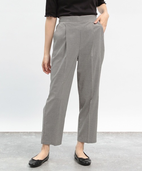 GLOBAL WORK Smile Seed Store（グローバルワーク スマイルシードストア）の「ライトTRストレッチタックテーパード/180924（その他パンツ・レディース・ブラック/グレー/杢グレー/ネイビー/ライトグレー・LARGE/MEDIUM/SMALL/X-LARGE）」の19枚目の写真