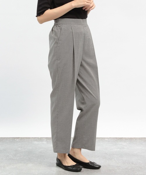 GLOBAL WORK Smile Seed Store（グローバルワーク スマイルシードストア）の「ライトTRストレッチタックテーパード/180924（その他パンツ・レディース・ブラック/グレー/杢グレー/ネイビー/ライトグレー・LARGE/MEDIUM/SMALL/X-LARGE）」の20枚目の写真