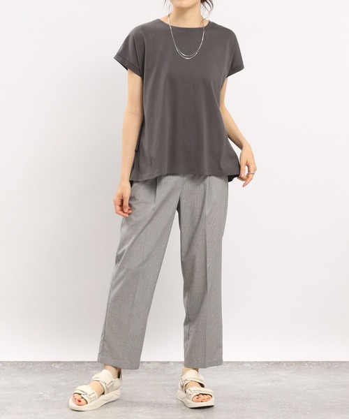 GLOBAL WORK Smile Seed Store（グローバルワーク スマイルシードストア）の「ライトTRストレッチタックテーパード/180924（その他パンツ・レディース・ブラック/グレー/杢グレー/ネイビー/ライトグレー・LARGE/MEDIUM/SMALL/X-LARGE）」の21枚目の写真