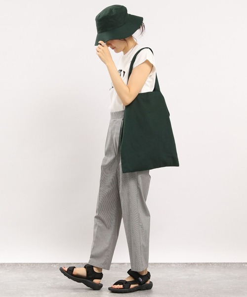 GLOBAL WORK Smile Seed Store（グローバルワーク スマイルシードストア）の「ライトTRストレッチタックテーパード/180924（その他パンツ・レディース・ブラック/グレー/杢グレー/ネイビー/ライトグレー・LARGE/MEDIUM/SMALL/X-LARGE）」の12枚目の写真