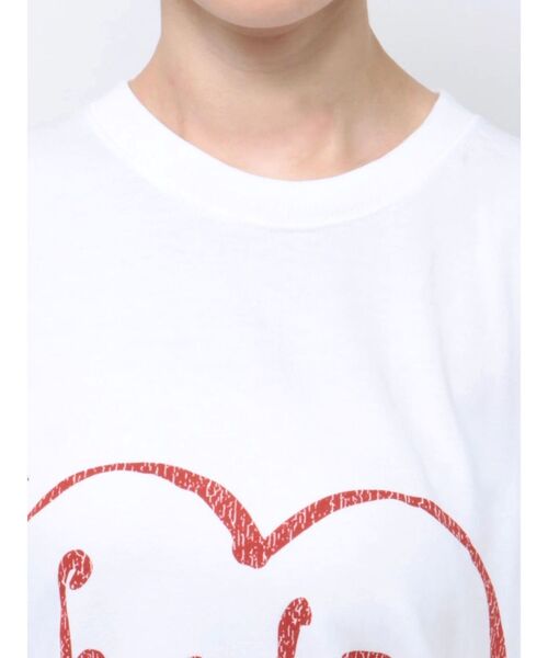 jouetie(ジュエティ)の「HOLEグラフィックBIGTシャツ【コラボ】(Tシャツ/カットソー・レディース・オフホワイト/ブラック・MEDIUM)」の18枚目の写真