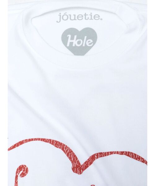 jouetie(ジュエティ)の「HOLEグラフィックBIGTシャツ【コラボ】(Tシャツ/カットソー・レディース・オフホワイト/ブラック・MEDIUM)」の22枚目の写真