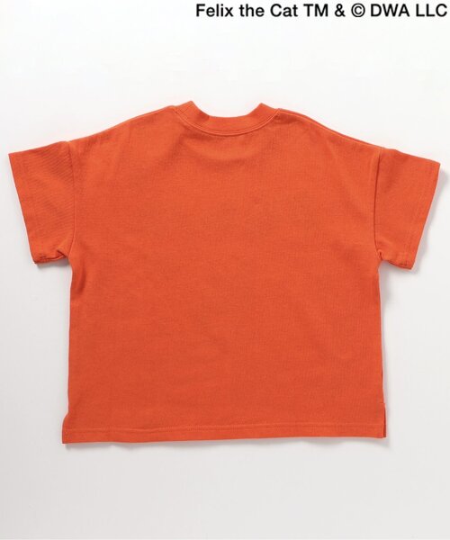BREEZE(ブリーズ)の「【フィリックス・ザ・キャット】バリエーションTシャツ(Tシャツ/カットソー・キッズ・チャコール/オレンジ/ブルー/オフホワイト・80/90/100/110/120/130/140)」の16枚目の写真