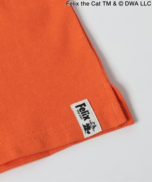 BREEZE(ブリーズ)の「【フィリックス・ザ・キャット】バリエーションTシャツ(Tシャツ/カットソー・キッズ・チャコール/オレンジ/ブルー/オフホワイト・80/90/100/110/120/130/140)」の9枚目の写真