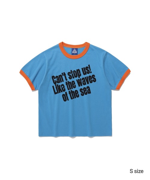 ISTKUNST（イストクンスト）の「A'GEM/9 × .kom 『ISTKUNST/イストクンスト』 STOP US TEE/ストップ アス Tシャツ（Tシャツ/カットソー・メンズ・ライトブルー/イエロー・S/L）」の16枚目の写真