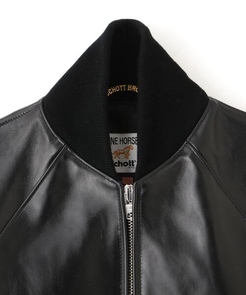 Schott(ショット)の「Schott/ショット/PHARAOH COAT/ファラオ コート(ライダースジャケット・メンズ・ブラック・40/38/36/42/44)」の21枚目の写真