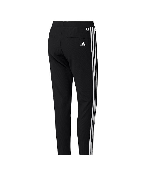 adidas（アディダス）の「アディダス adidas 3ストライプス ドライアンクルパンツ（その他パンツ・レディース・ブラック/ホワイト・M/L/XL）」の3枚目の写真