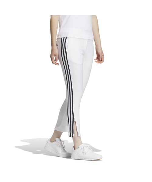 adidas（アディダス）の「アディダス adidas 3ストライプス ドライアンクルパンツ（その他パンツ・レディース・ブラック/ホワイト・M/L/XL）」の4枚目の写真