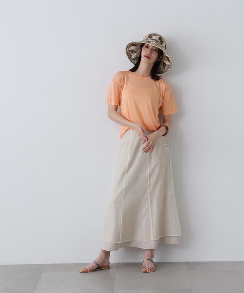 N.（N. Natural Beauty Basic）（エヌエヌナチュラルビューティーベーシック）の「柄編みハット（ハット・レディース・ブラウン・FREE）」の13枚目の写真