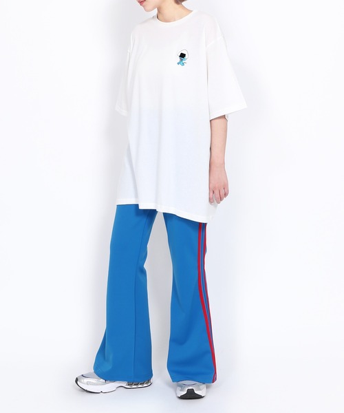 PUNYUS（プニュズ）の「ワンポイントＴシャツ（Tシャツ/カットソー・レディース・ホワイト/ブラック・1/2/3/4）」の3枚目の写真