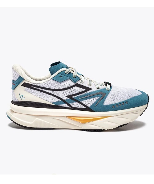 DIADORA(ディアドラ)の「DIADORA/ディアドラ/ATOMO V7000(スニーカー・メンズ・アイボリー/ブルー・43/42/41)」の1枚目の写真