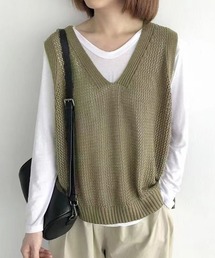 透かし編み」に該当するレディースのベストファッション通販
