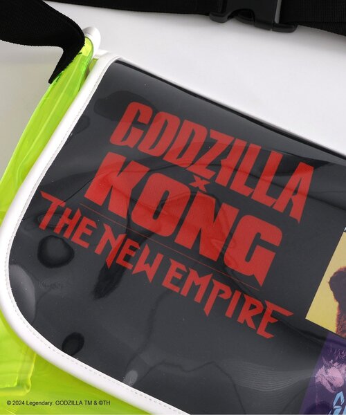 BREEZE(ブリーズ)の「【ゴジラxコング 新たなる帝国】PVC メッセンジャーBAG(メッセンジャーバッグ・キッズ・ライム・FREE)」の10枚目の写真