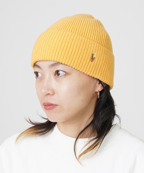 styles（スタイルス）の「SIGNATURE CUFF HAT（ニットキャップ/ビーニー・メンズ・レッド/イエロー・ONE SIZE）」の8枚目の写真