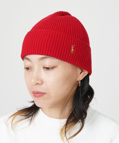styles（スタイルス）の「SIGNATURE CUFF HAT（ニットキャップ/ビーニー・メンズ・レッド/イエロー・ONE SIZE）」の7枚目の写真
